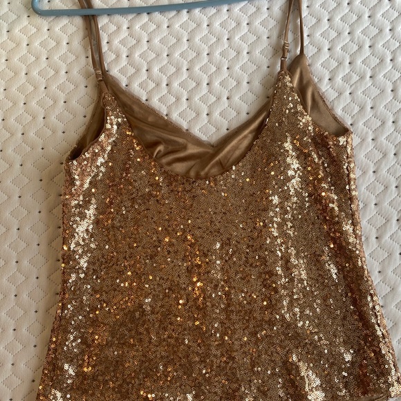 Revelry rose gold sequin top - Picture 3 of 4